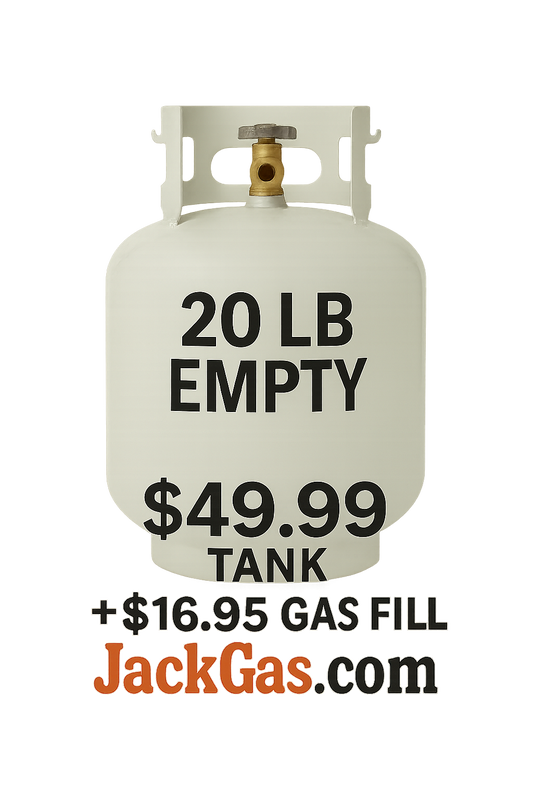 Full 20 Pound Tank on JackGas.com