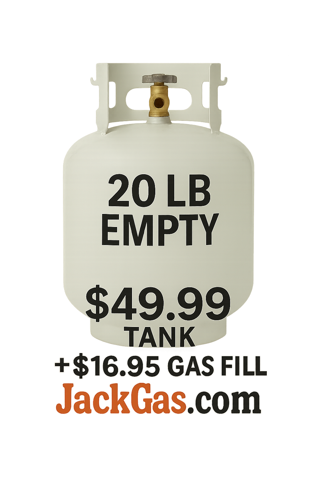Full 20 Pound Tank on JackGas.com